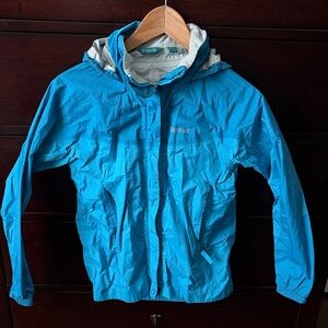 Marmot Bright Blue Kids' Hooded Raincoat